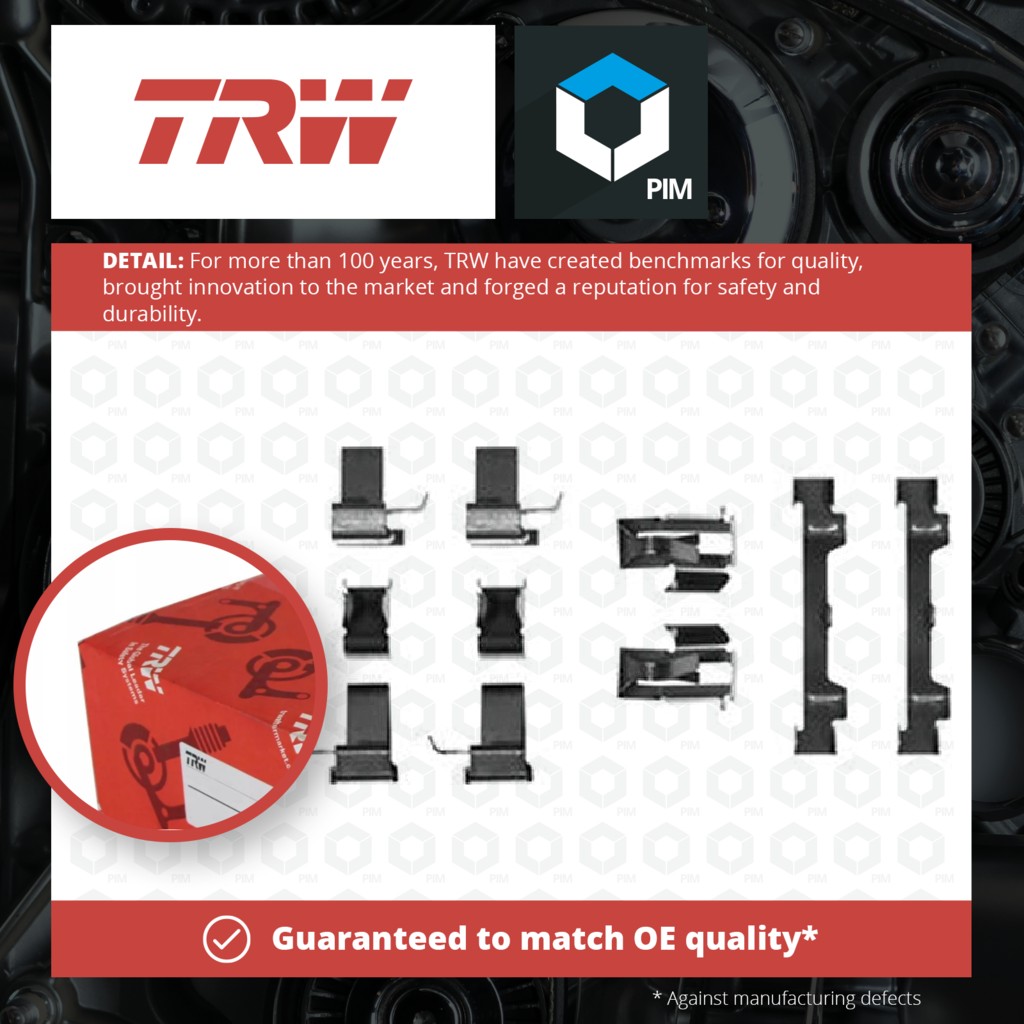 TRW Brake Pad Fitting Kit PFK216 [PM201363]