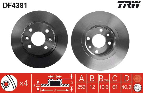 TRW DF4381