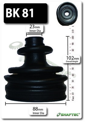 Shaftec CV Joint Boot BK81 [PM192012]