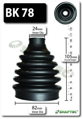 Shaftec CV Joint Boot BK78 [PM192011]