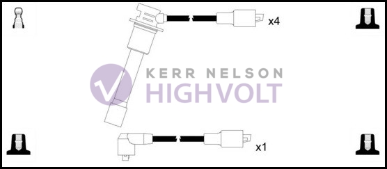 High Volt HT Leads Ignition Cables Set OEF317 [PM1667784]