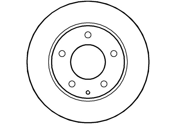 National Auto Parts 2x Brake Discs Pair Vented Front NBD521 [PM176413]