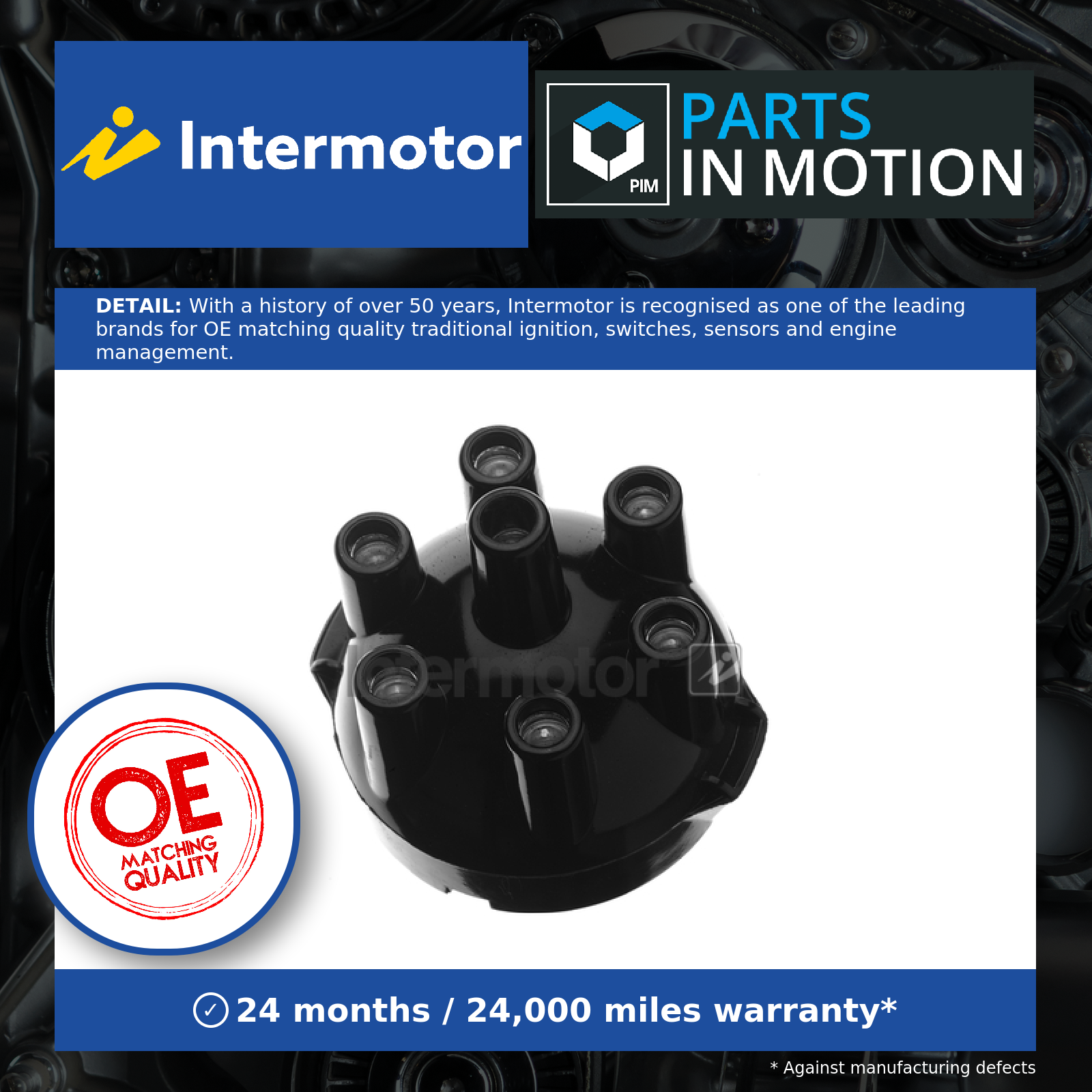 Intermotor Distributor Cap 44880 [PM159998]