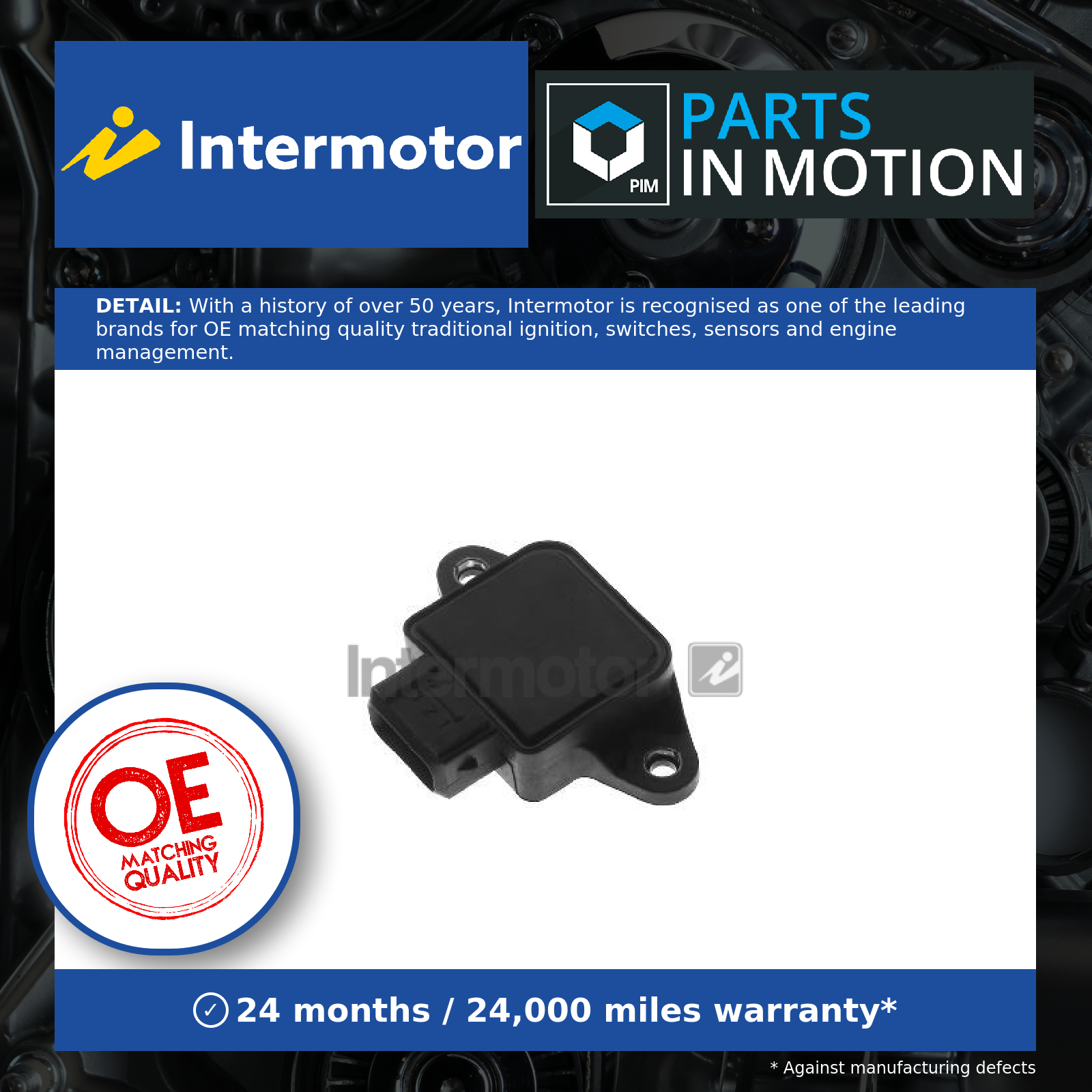 Intermotor Accelerator Throttle Position Sensor 19908 [PM159118]