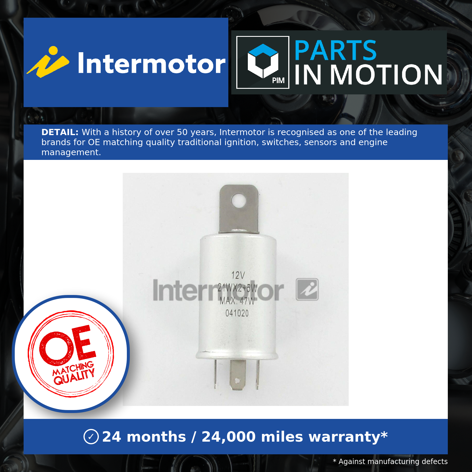 Intermotor Flasher Unit 58800 [PM159066]