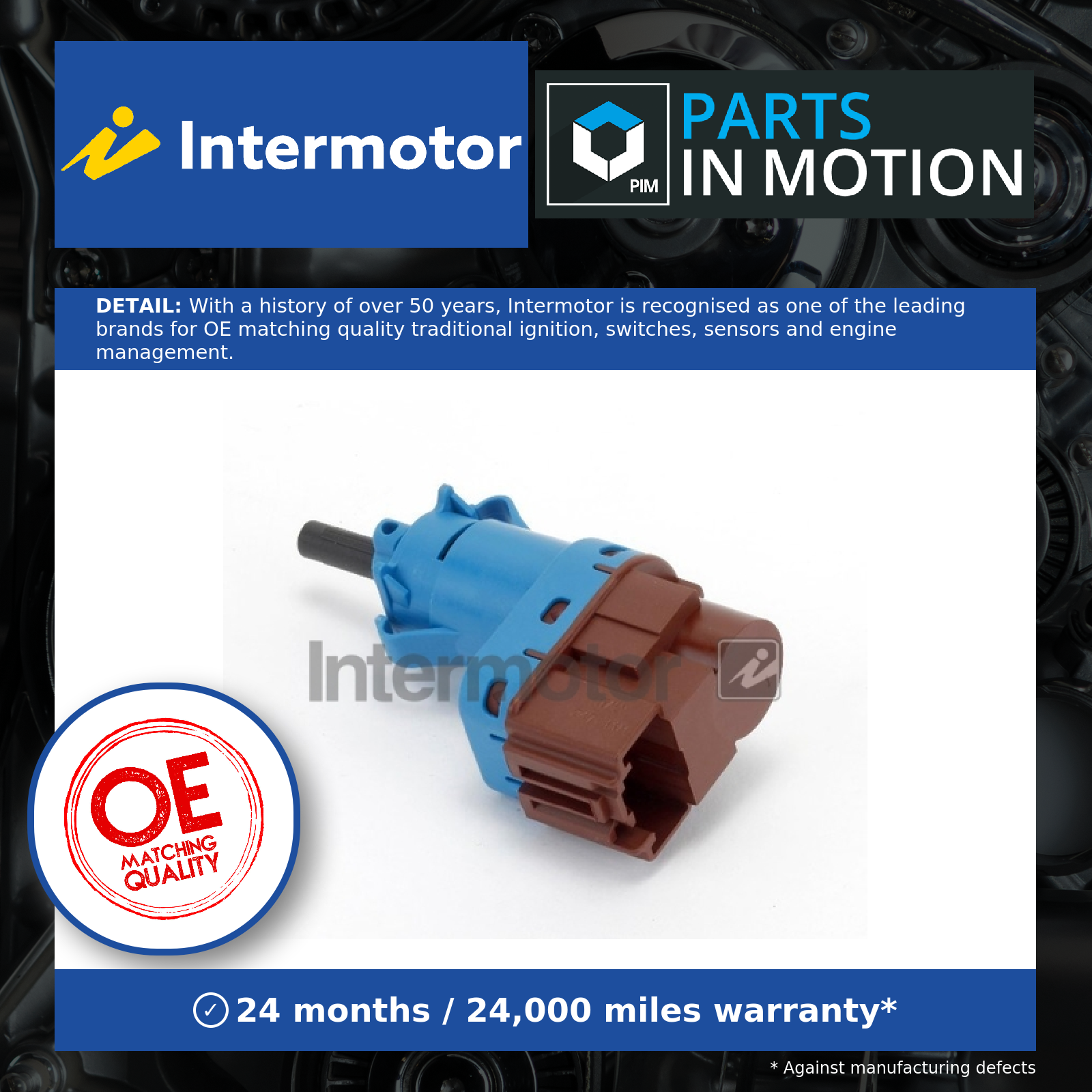 Intermotor Brake Light Switch 51563 [PM158406]