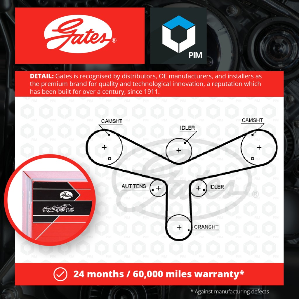 Gates Timing Belt 5624XS [PM156125]