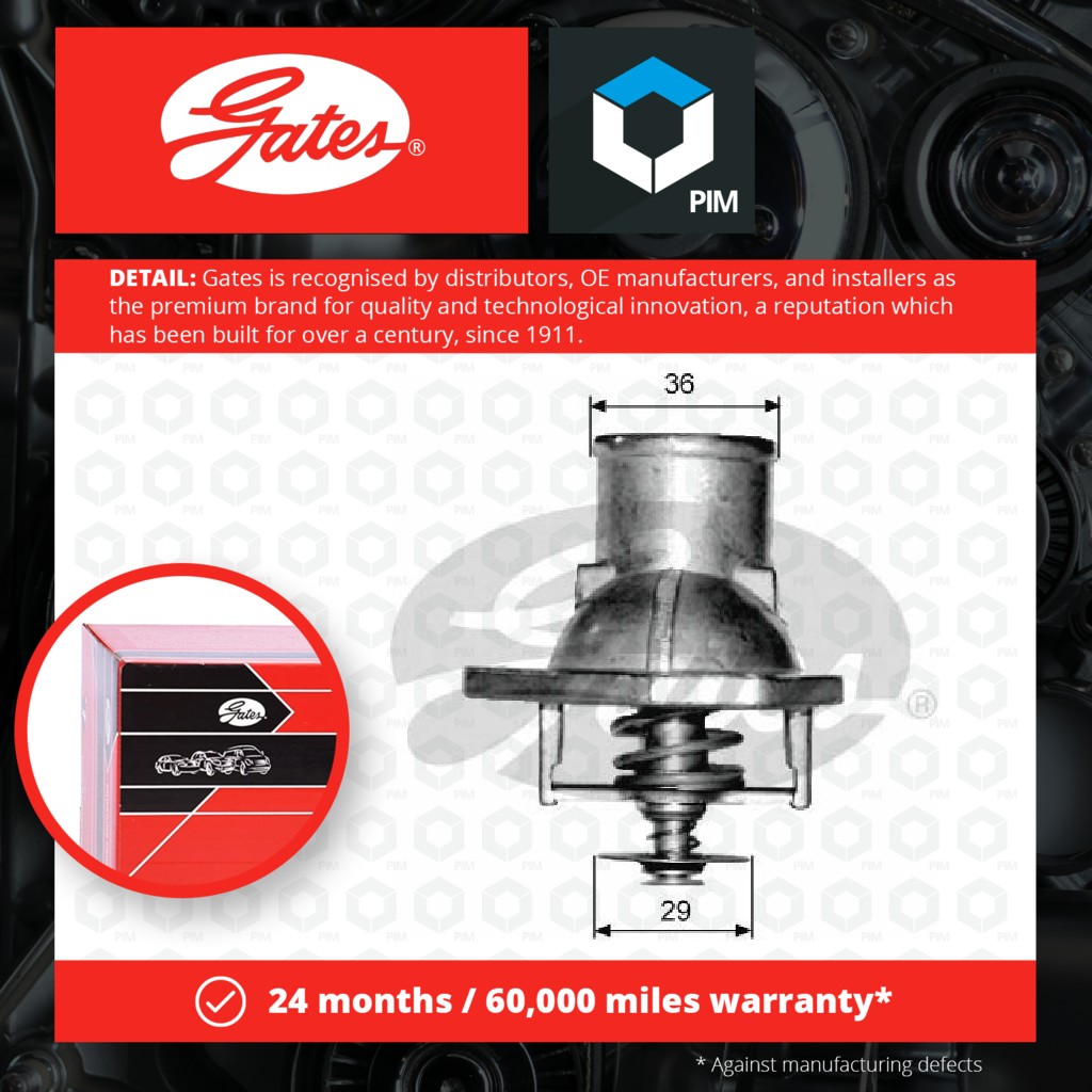 Gates Coolant Thermostat TH15192G1 [PM155324]