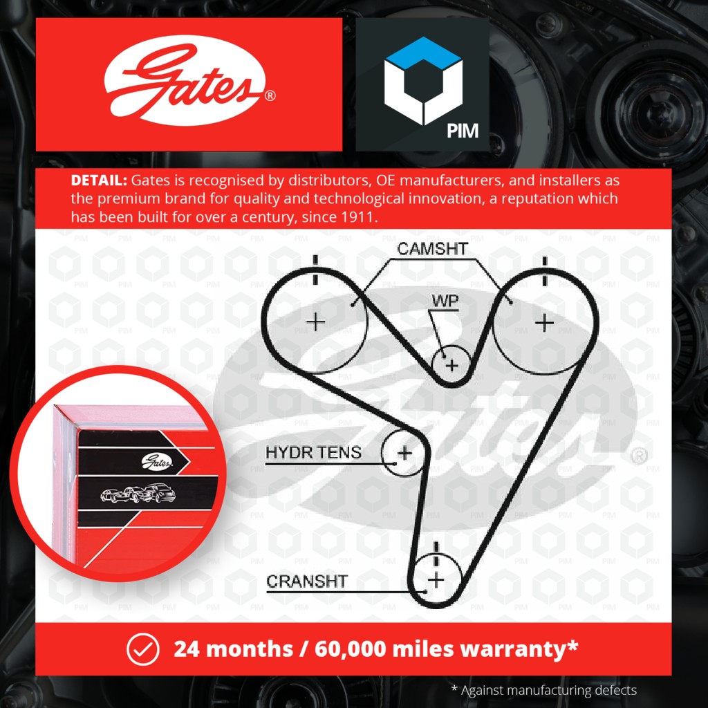 Gates Timing Belt 5674XS [PM154804]