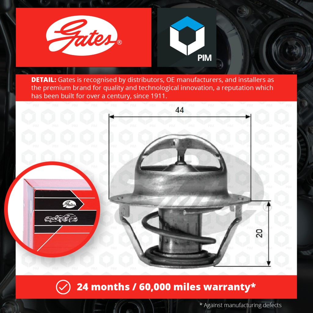 Gates Coolant Thermostat TH03088G1 [PM154000]