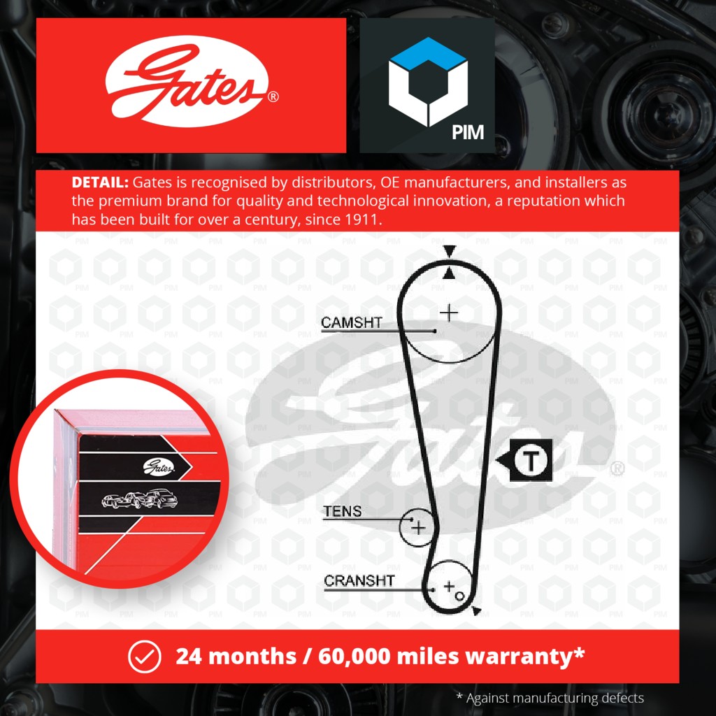 Gates Timing Belt 5105 [PM153403]