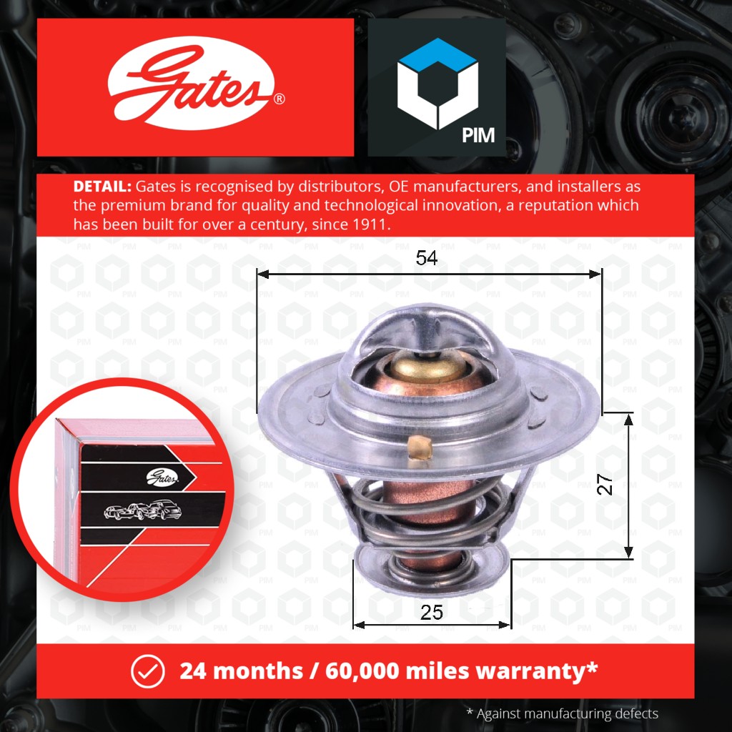 Gates Coolant Thermostat TH22782G1 [PM152688]