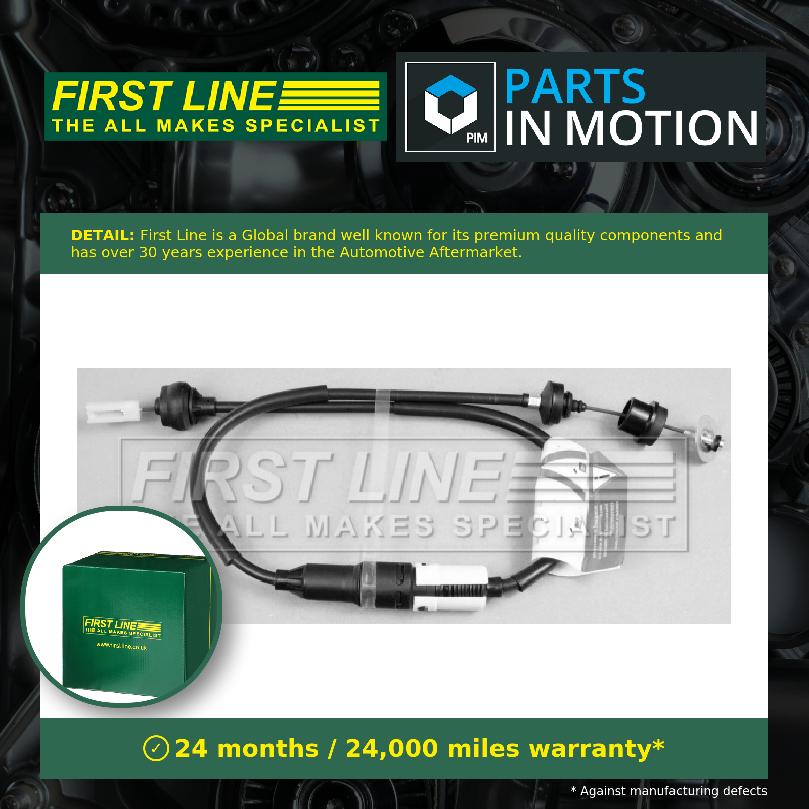 First Line Clutch Cable FKC1480 [PM148078]
