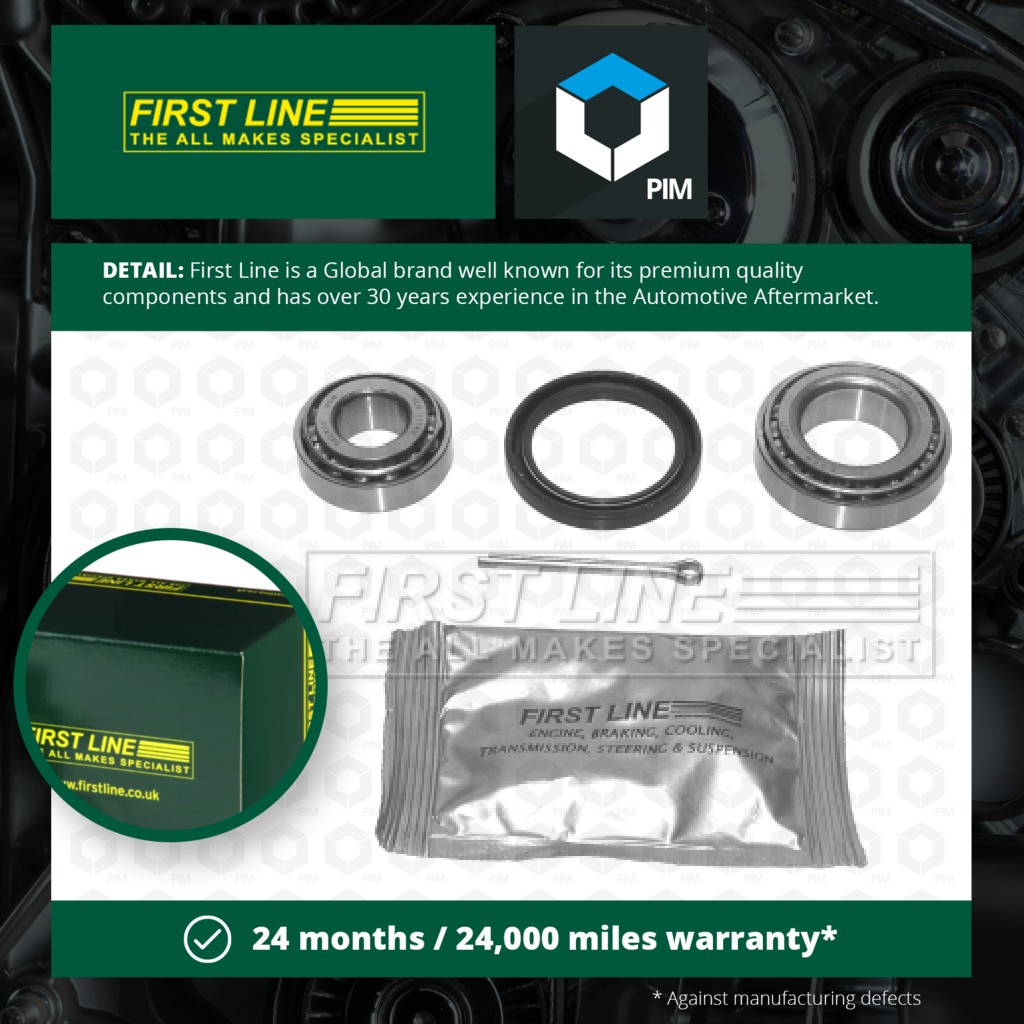 First Line Wheel Bearing Kit Front FBK141 [PM144340]