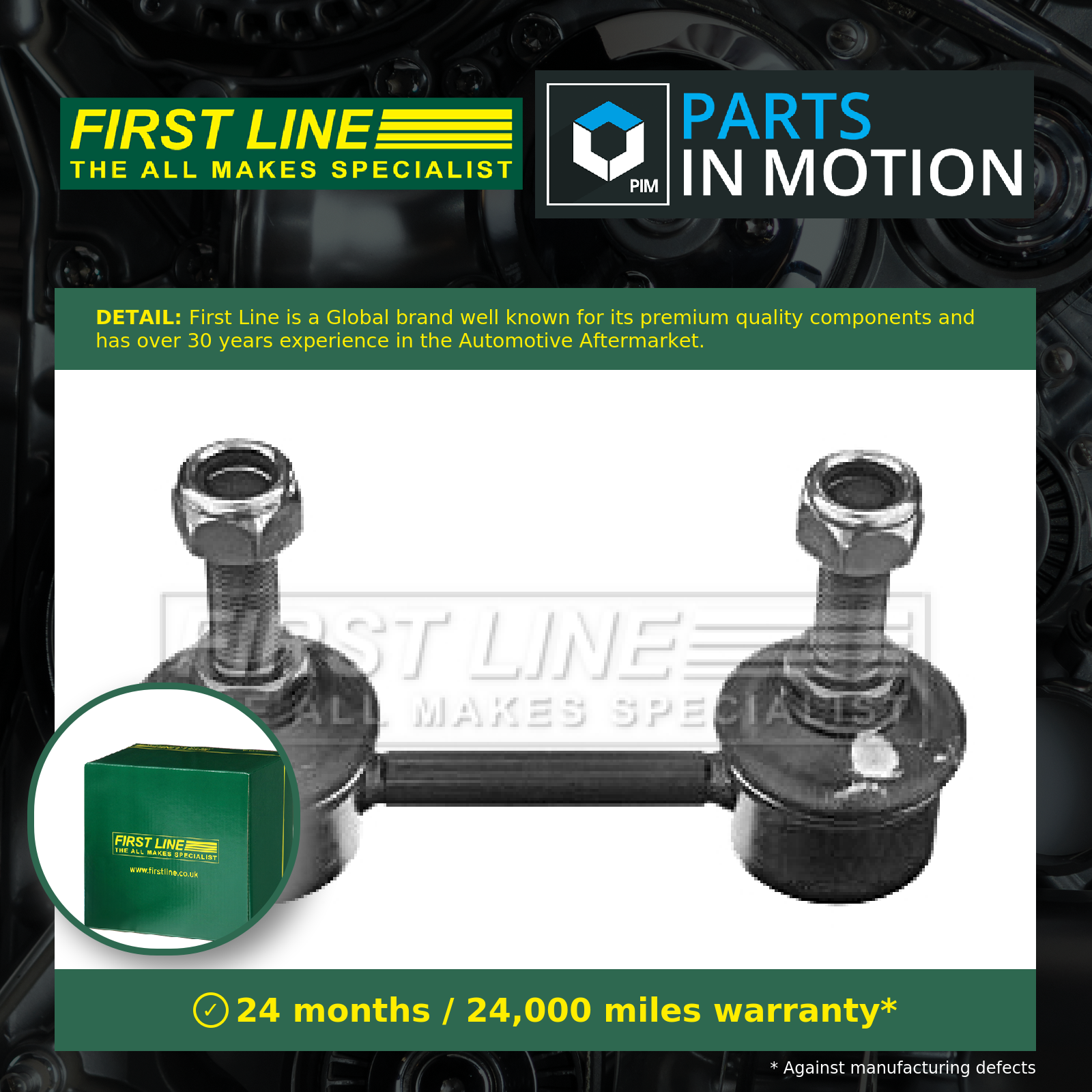 First Line Anti Roll Bar Link Front Left or Right FDL6490HD [PM143365]