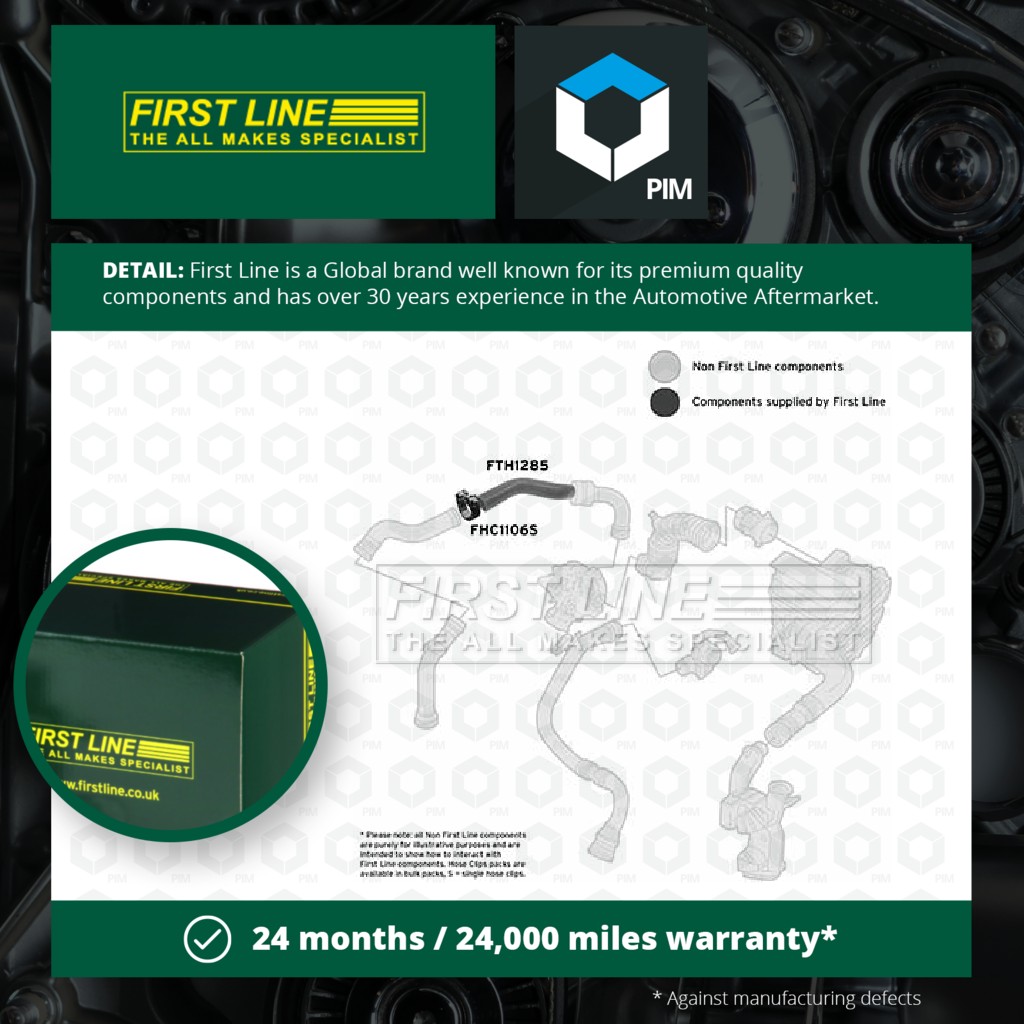 First Line Turbo Hose FTH1285 [PM141398]