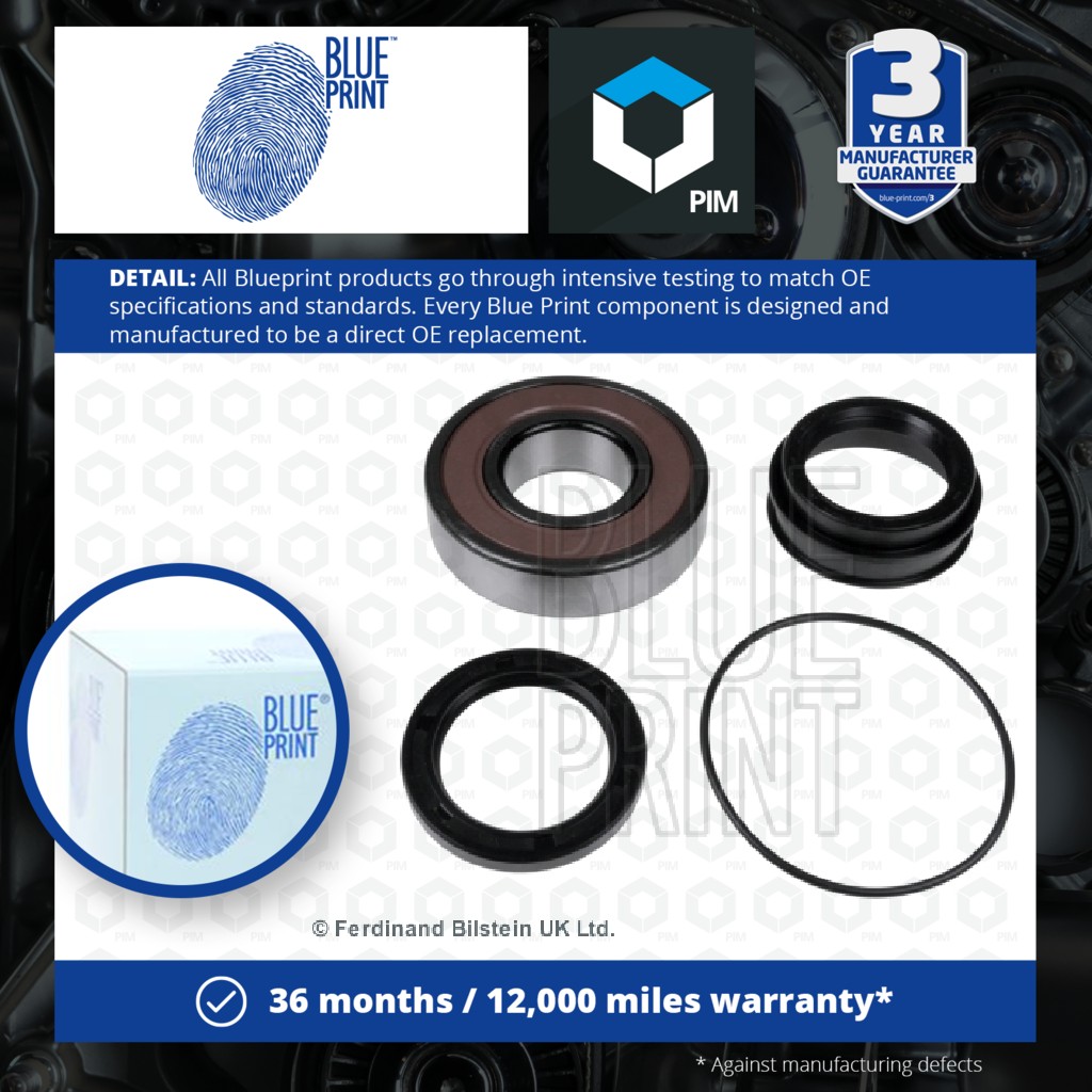 Blue Print Wheel Bearing Kit Rear ADT38333 [PM114795]