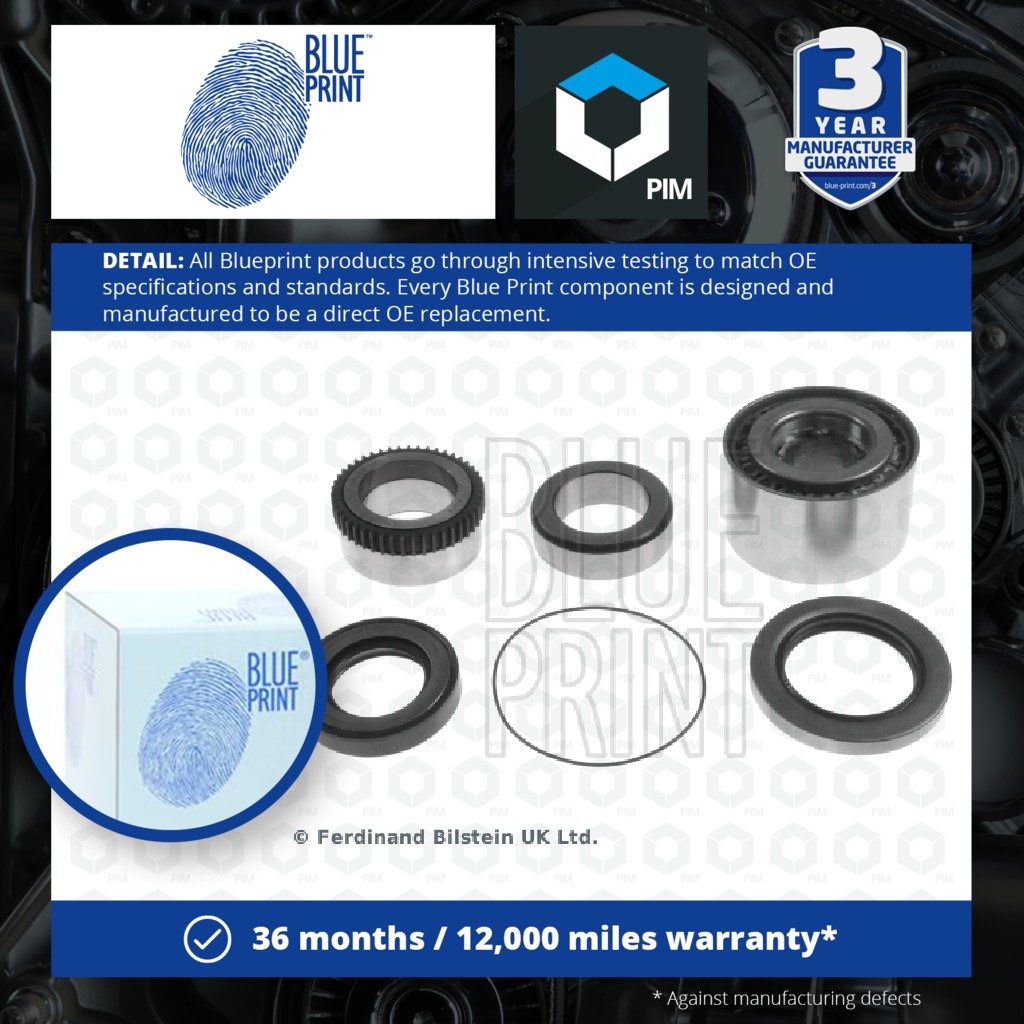 Blue Print Wheel Bearing Kit Rear ADC48323 [PM114692]