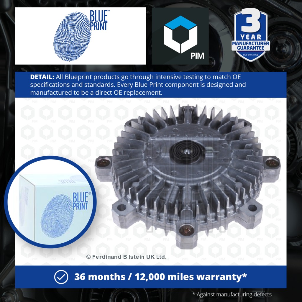 Blue Print Radiator Fan Viscous Coupling ADK891807 [PM114591]