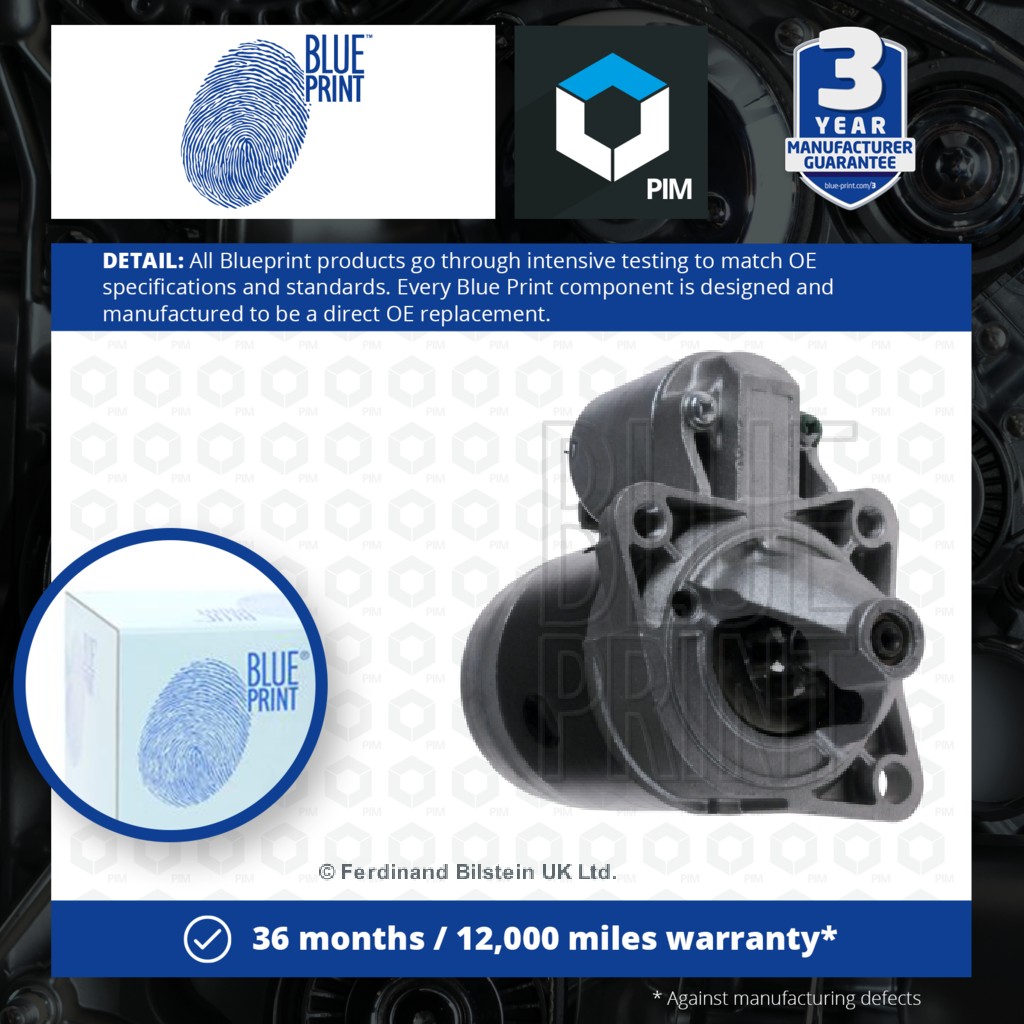 Blue Print Starter Motor ADG01207 [PM114087]