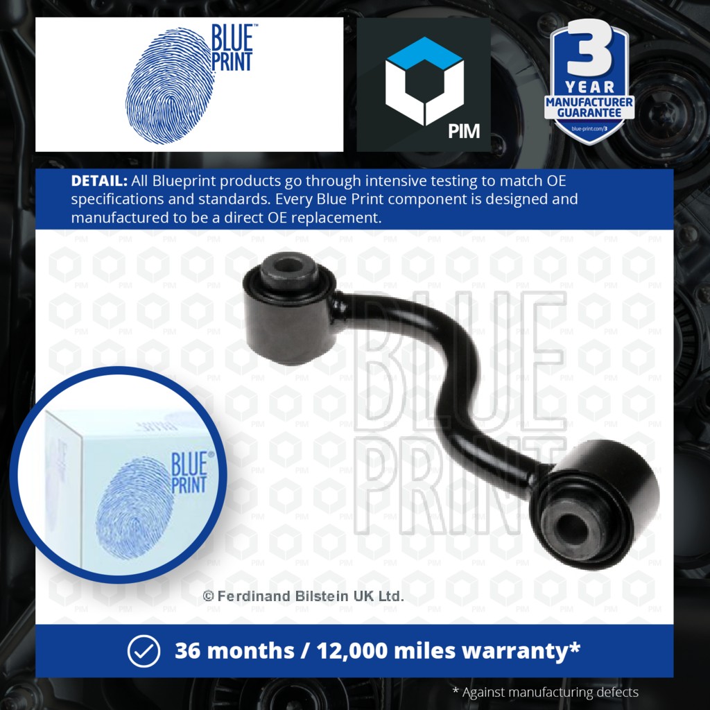 Blue Print Anti Roll Bar Link Rear Left ADN18595 [PM114059]