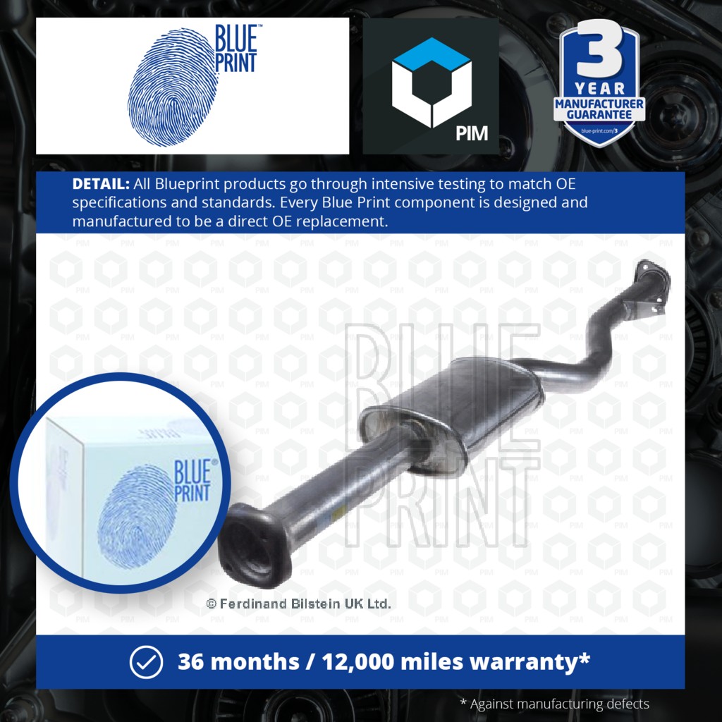 Blue Print Exhaust Front Box ADC46036 [PM113418]