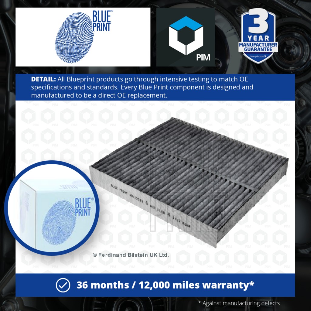 Blue Print Pollen / Cabin Filter ADN12523 [PM113259]