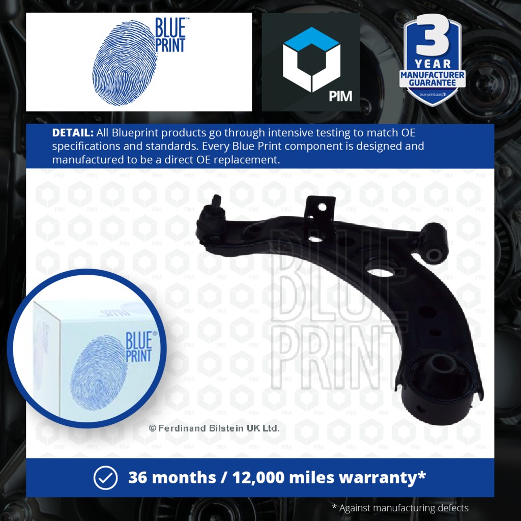 Blue Print Wishbone / Suspension Arm Front Left ADD68631 [PM112906]