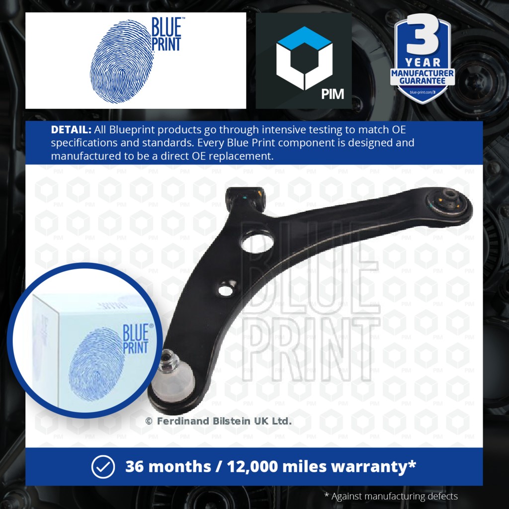 Blue Print Wishbone / Suspension Arm Front Lower, Left ADC486105 [PM112898]