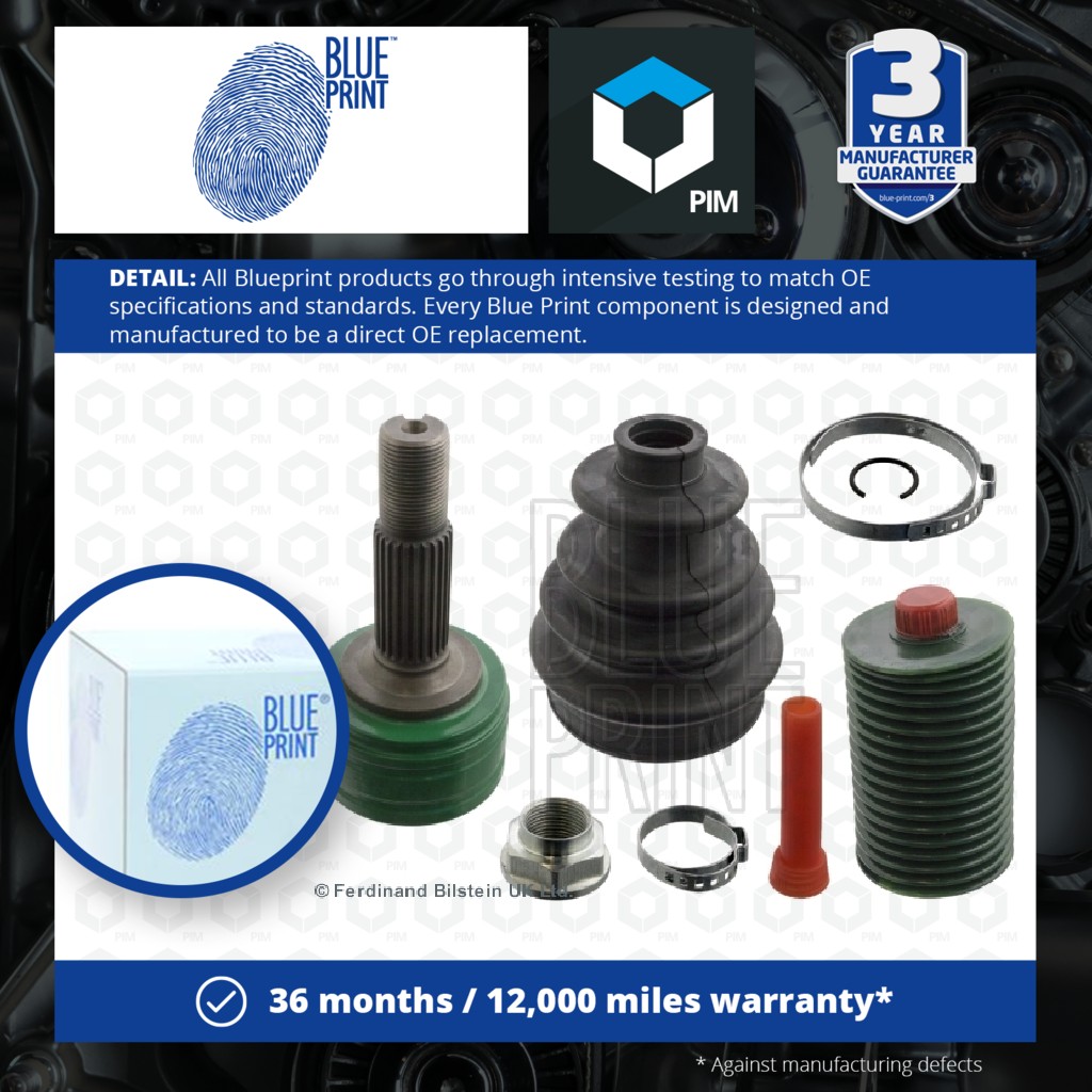 Blue Print CV Joint Front Outer ADT38944B [PM112887]