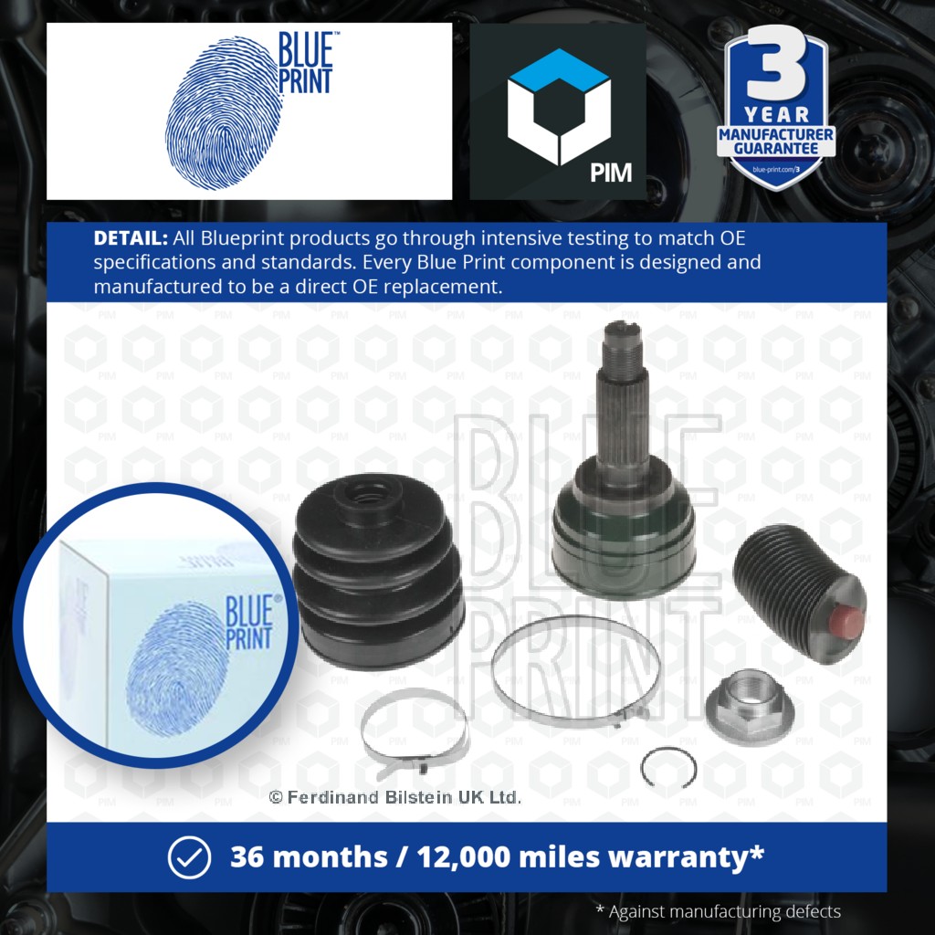 Blue Print CV Joint Front Outer ADM58910 [PM112865]