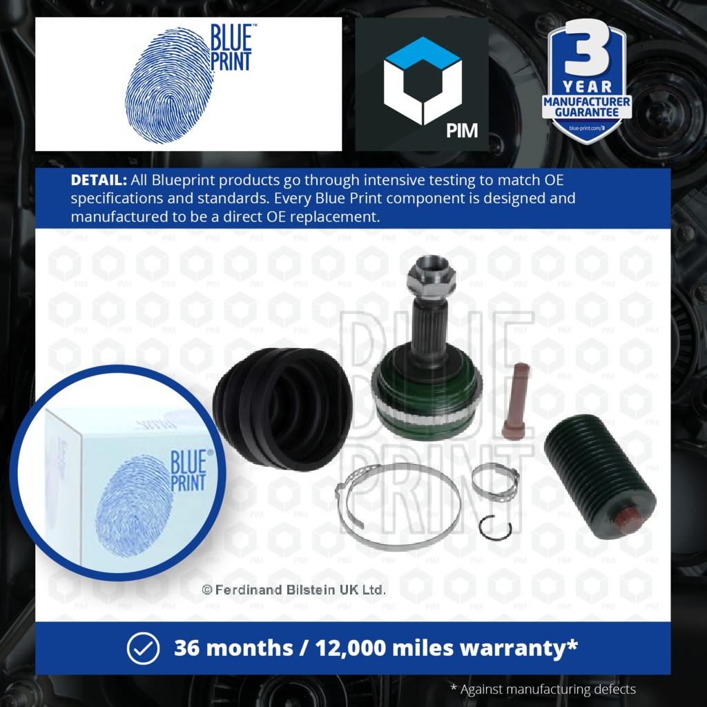 Blue Print CV Joint Front Outer ADH28943B [PM112852]