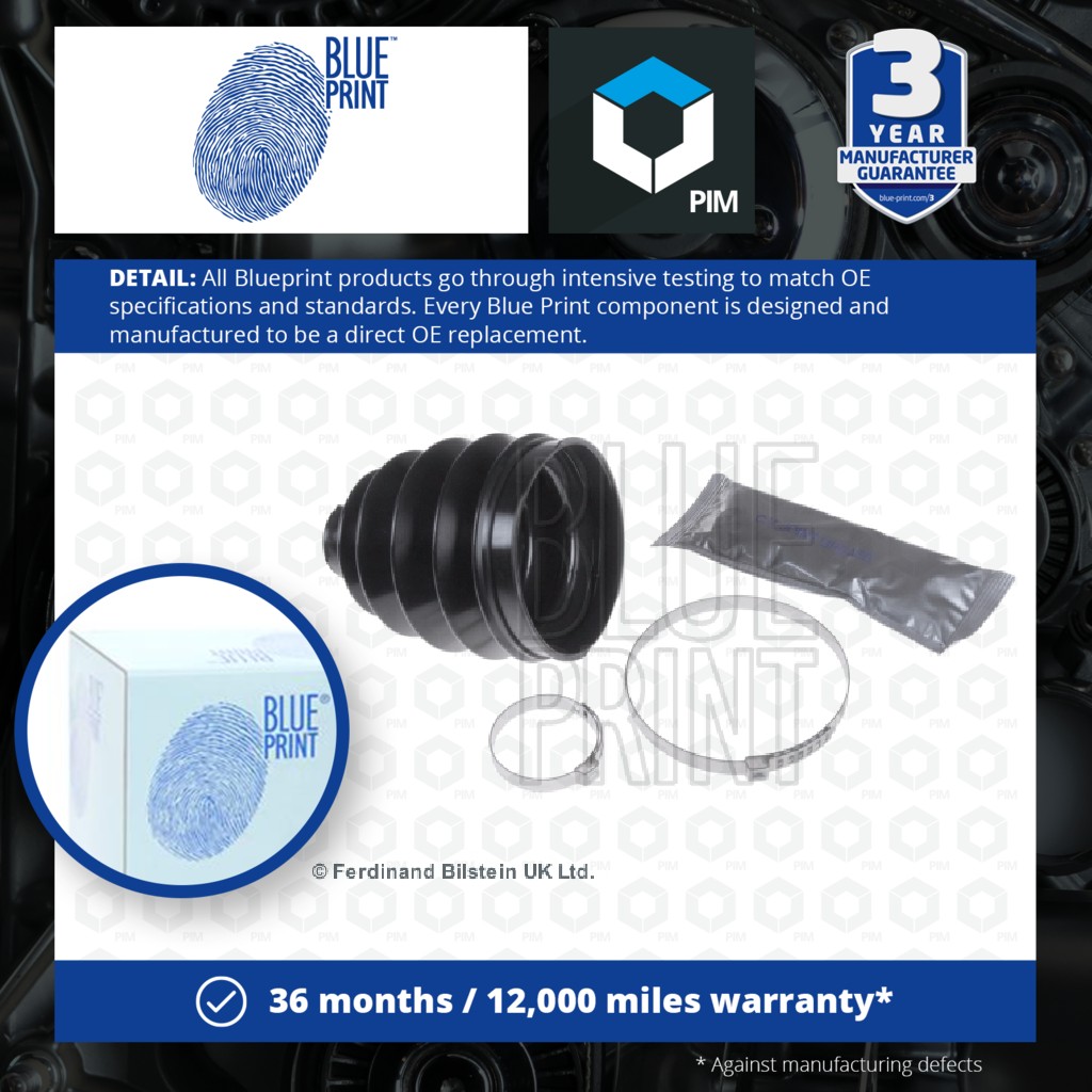 Blue Print CV Joint Boot ADA108109 [PM112780]