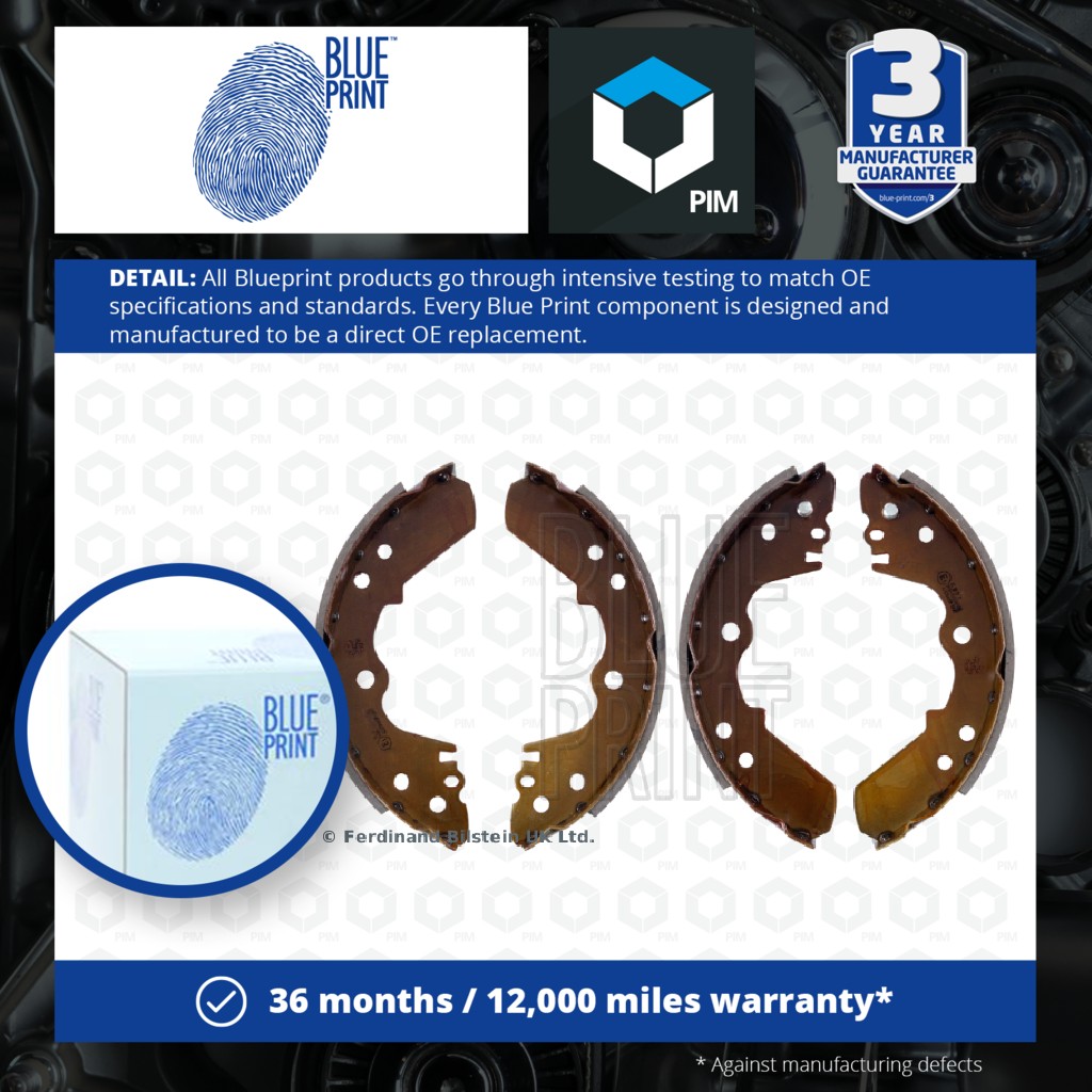 Blue Print Brake Shoes Set ADZ94109 [PM112236]