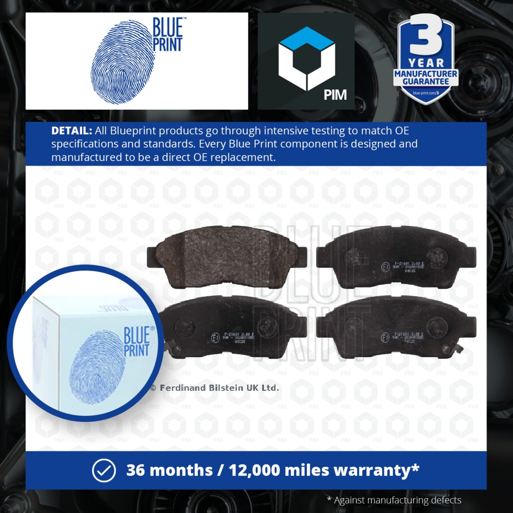 Blue Print Brake Pads Set Front ADT34285 [PM112160]