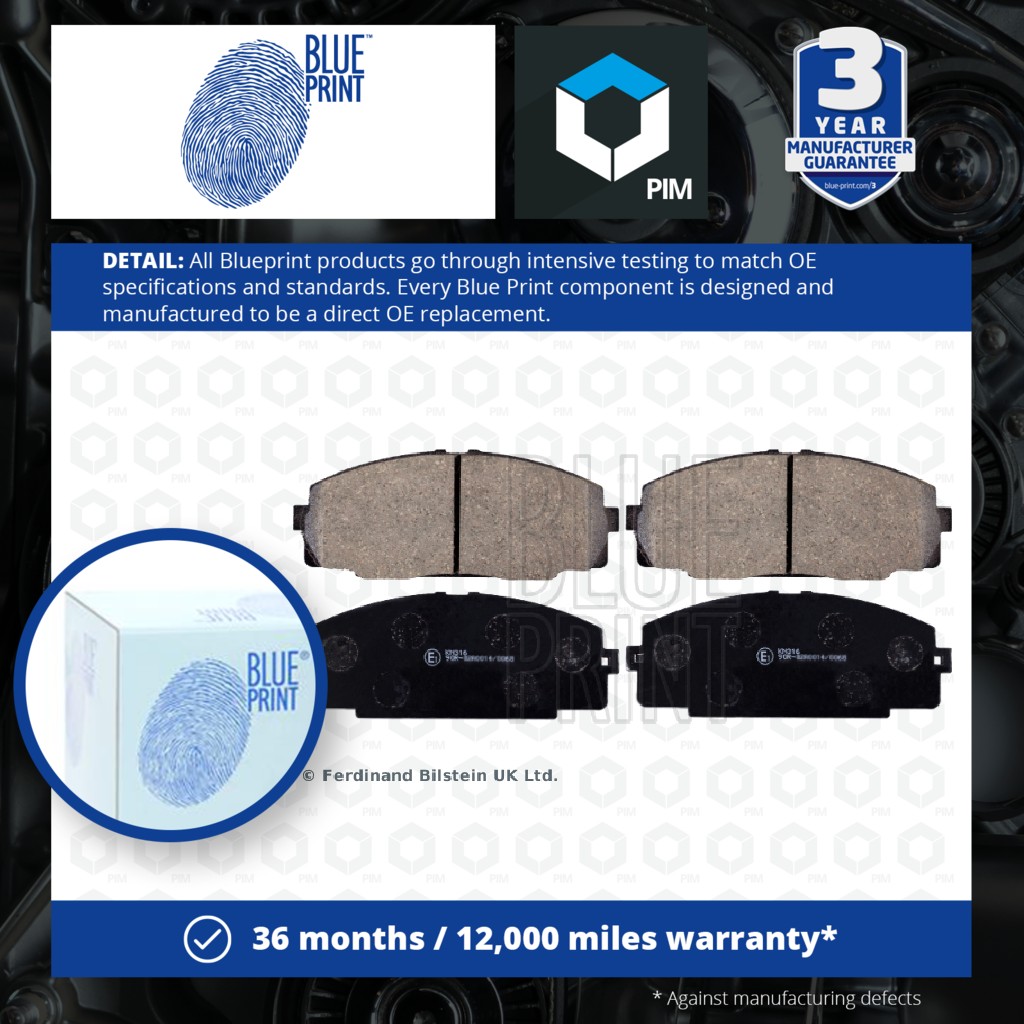 Blue Print Brake Pads Set Front ADT342109 [PM112138]