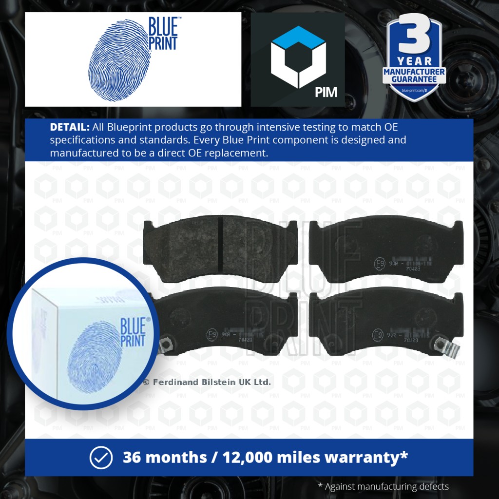 Blue Print Brake Pads Set Front ADN14285 [PM112127]