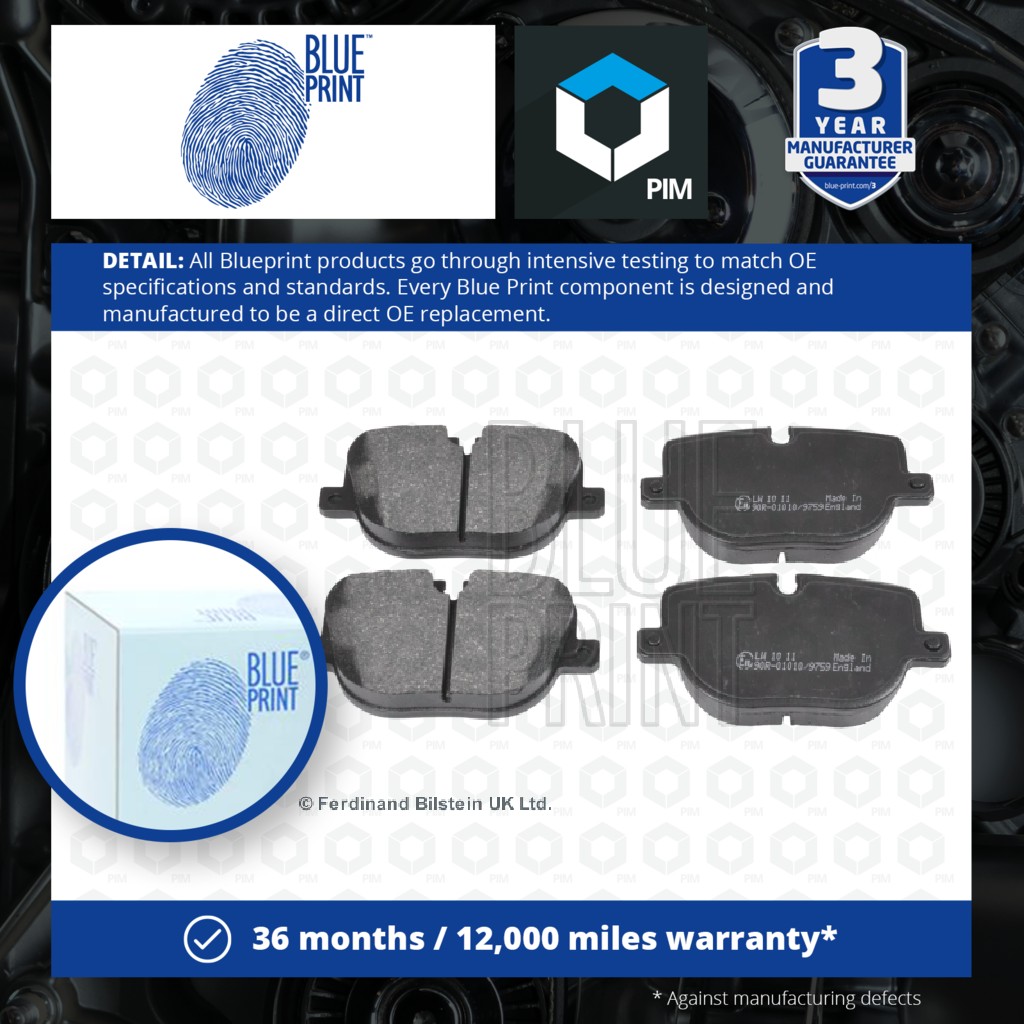 Blue Print Brake Pads Set Rear ADJ134208 [PM112077]
