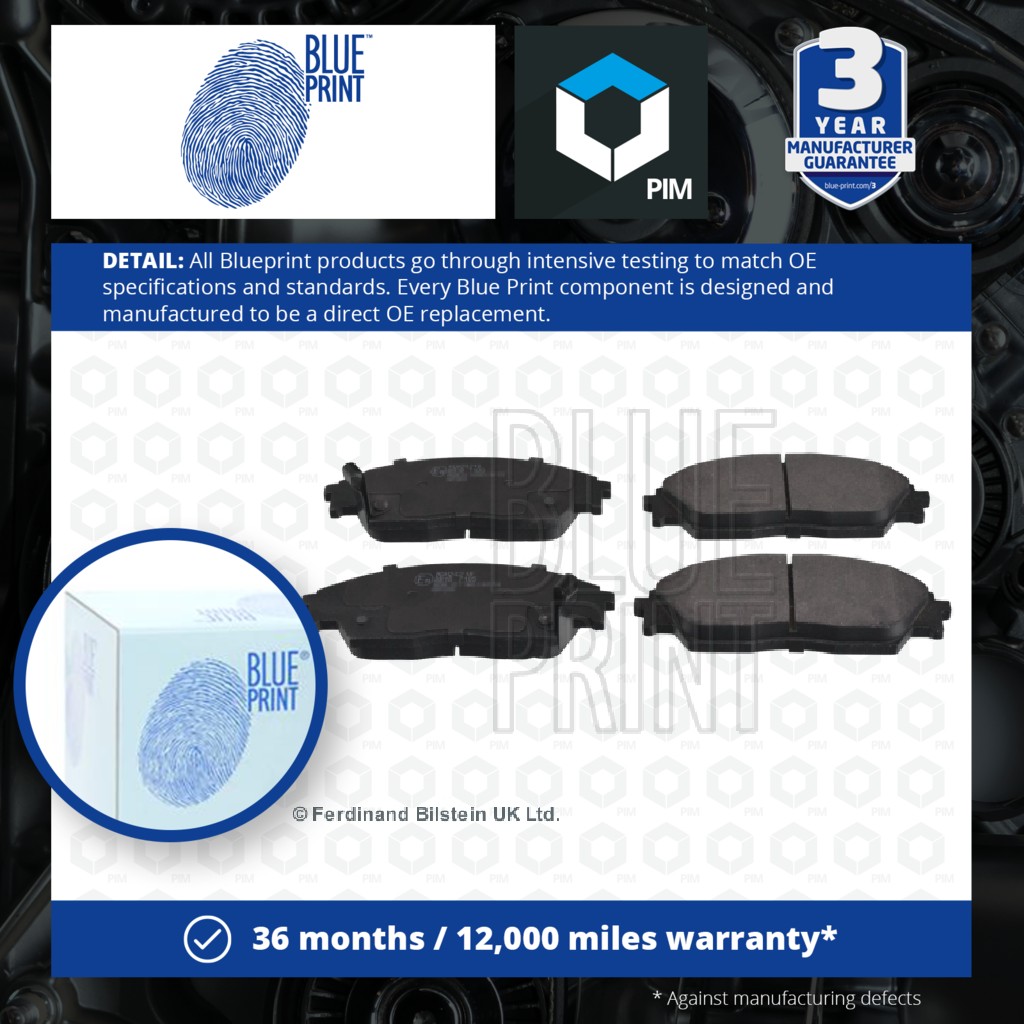 Blue Print Brake Pads Set Front ADH24218 [PM112067]