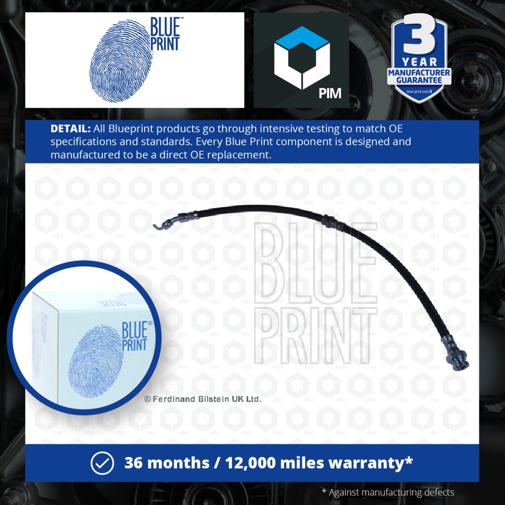 Blue Print Brake Hose Rear Left or Right ADM55368 [PM111903]