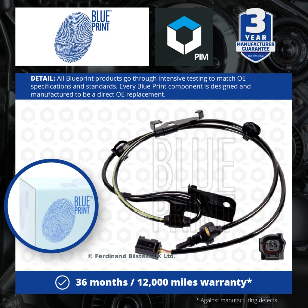 Blue Print ABS Sensor Front Right ADT37155 [PM111259]