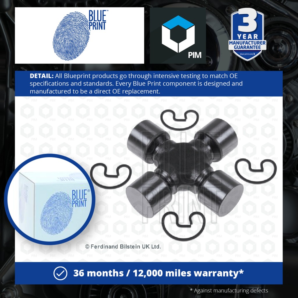 Blue Print Propshaft Joint ADM53908 [PM110862]