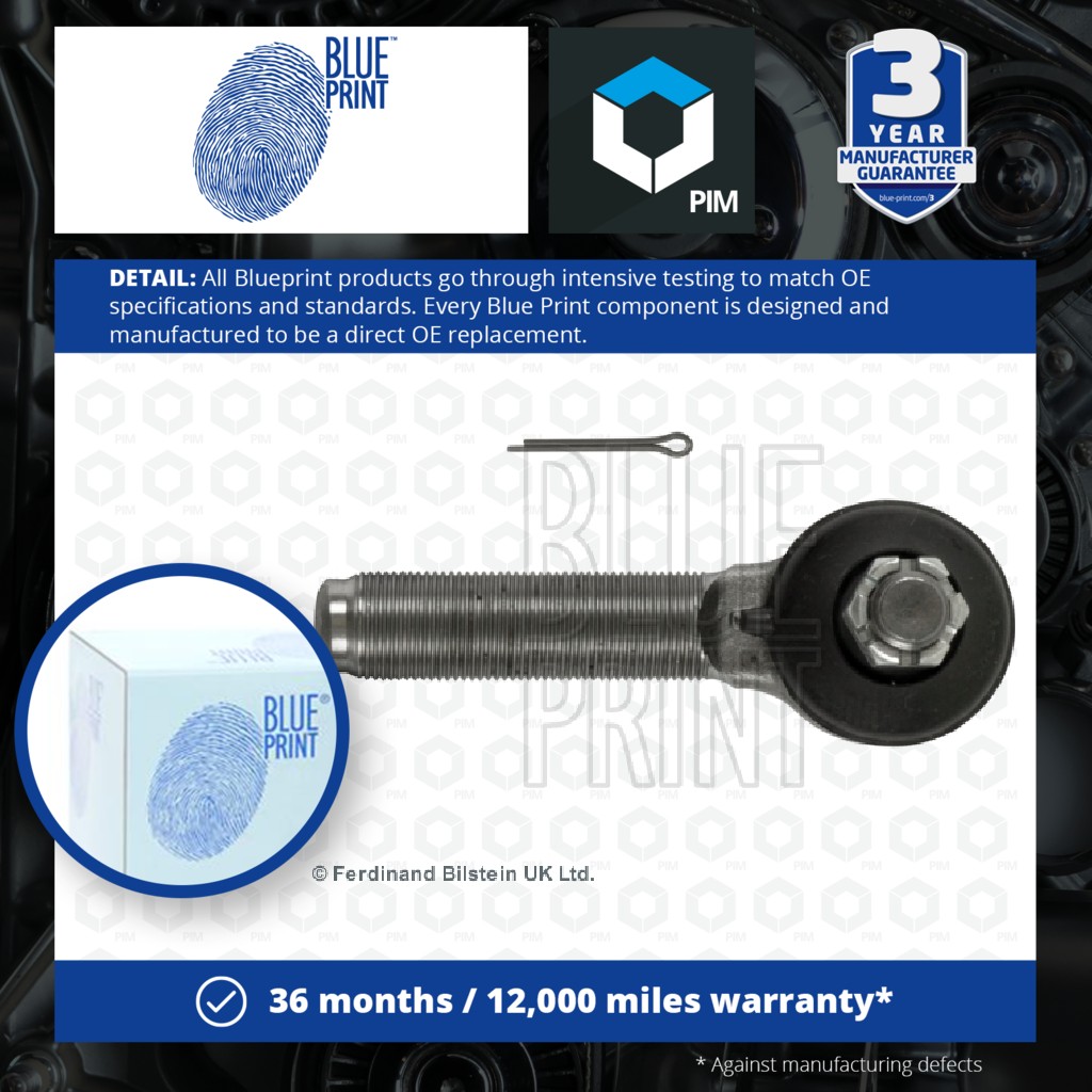 Blue Print Tie / Track Rod End Right ADT38734 [PM110806]