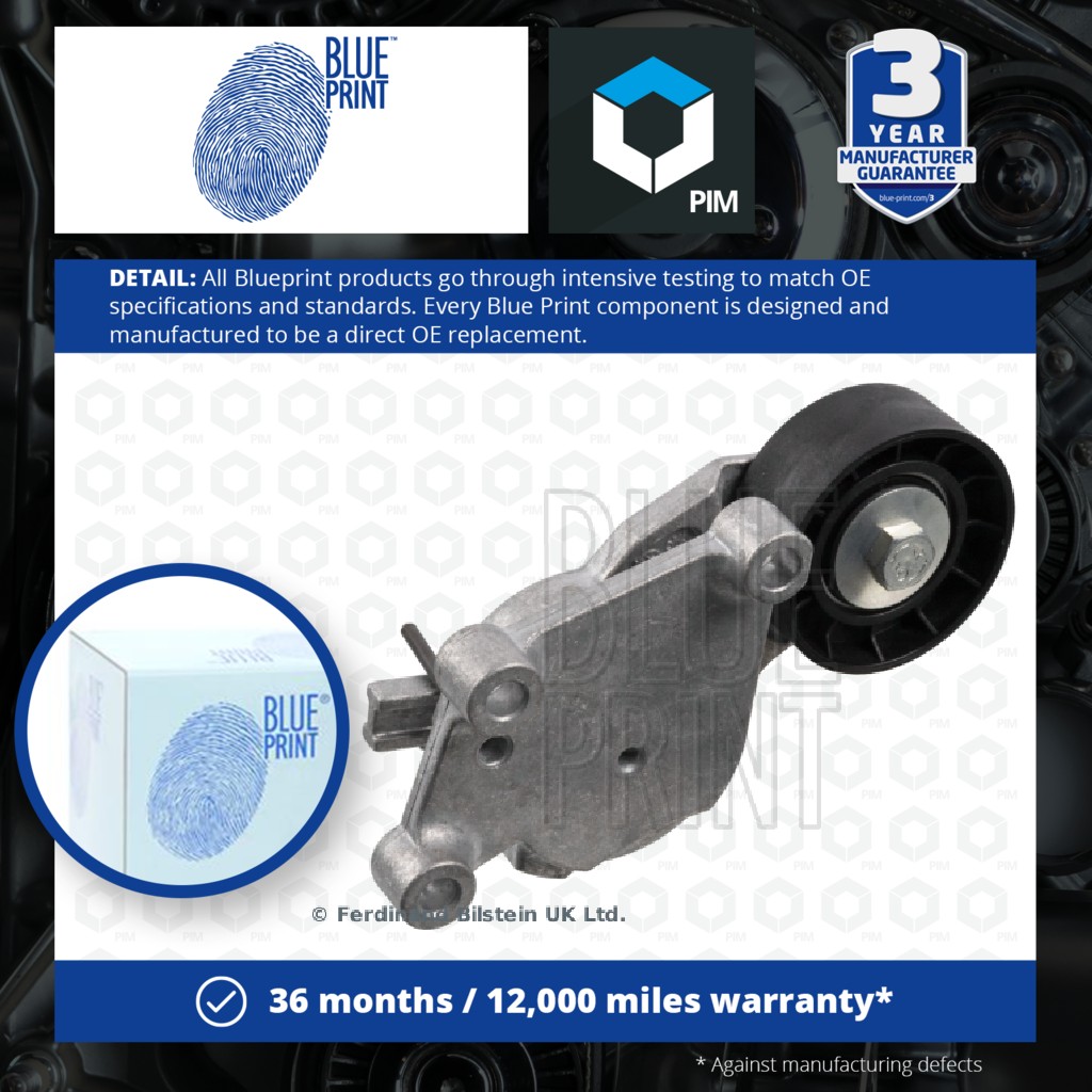 Blue Print Aux Belt Tensioner ADM596503 [PM110519]