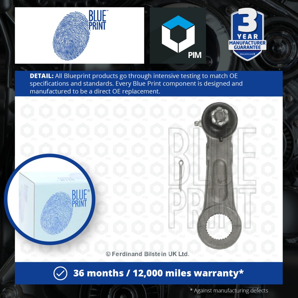 Blue Print Idler Pitman Steering Arm ADC48751 [PM110435]