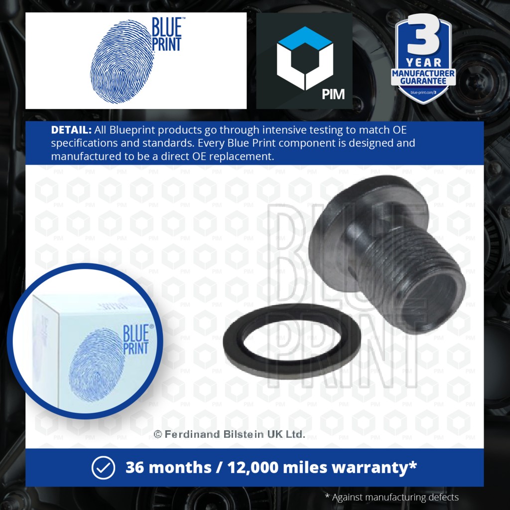 Blue Print Sump Plug ADL140101 [PM110429]