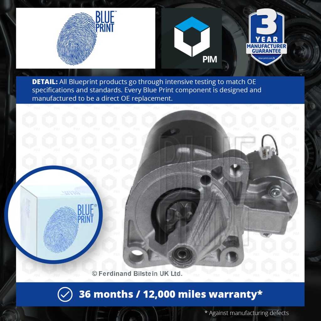 Blue Print Starter Motor ADM51213 [PM110396]