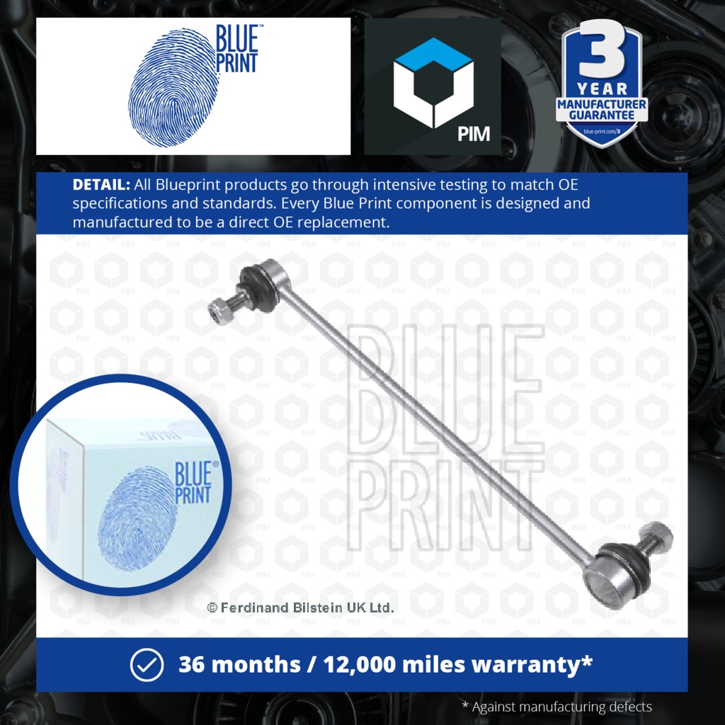 Blue Print Anti Roll Bar Link Front Left or Right ADF128501 [PM110250]