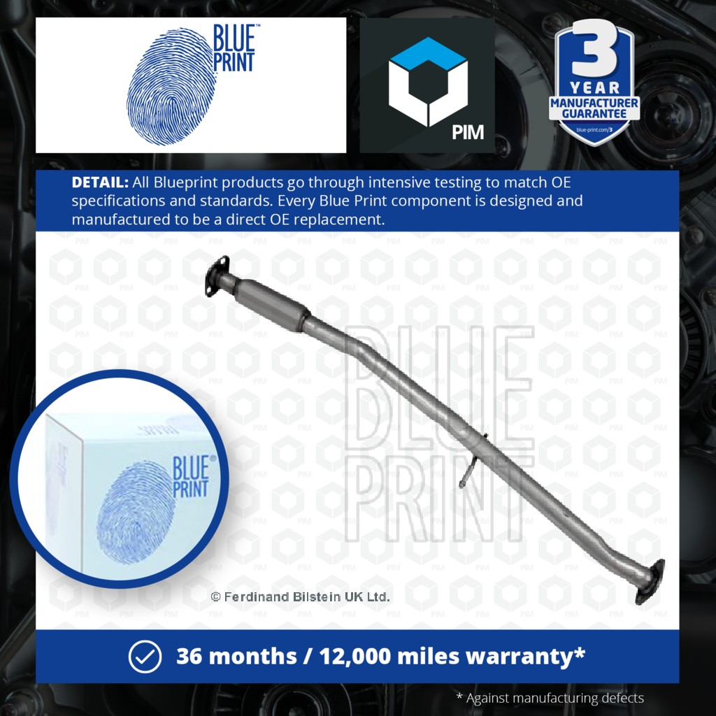 Blue Print Exhaust Front Box ADS76002 [PM109718]