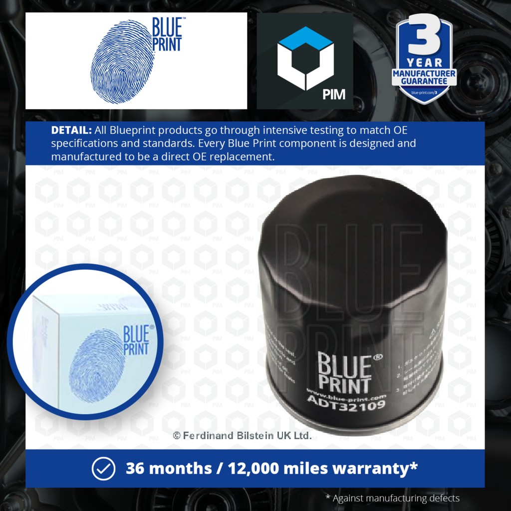 Blue Print Oil Filter ADT32109 [PM109689]